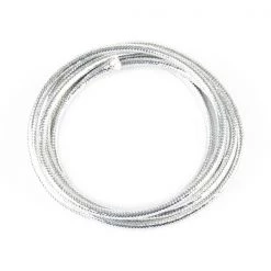 SHOR Fishing Wires and threads Silver Mylar Medium Cord