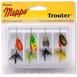 Mepps Spinning lures 4-K1D Trouter 4 pcs Lure Kit