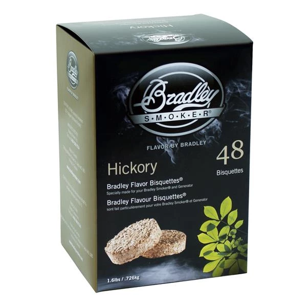 Bradley Smoker Wood chips Hickory Flavor Smoking Bisquettes 48 Pack 3 Bradley Smoker Wood chips Hickory Flavor Smoking Bisquettes 48 Pack