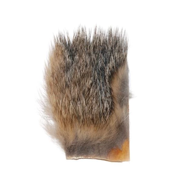 SHOR Fishing Grey Fox Fur 2 x 3" 3 SHOR Fishing Grey Fox Fur 2 x 3"