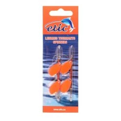 Etic Spinning lures Indiana Double Spinners -Fishing Sales Shop 395362 ROU FLUO DOUBLE