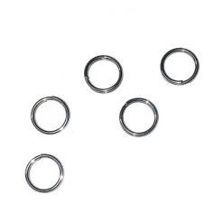 Etic Fishing accessories Stainless Steel Split Ring 5 pieces