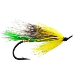 Shadow Flies Salmon flies Cosseboom Green Single Hook Salmon Fly