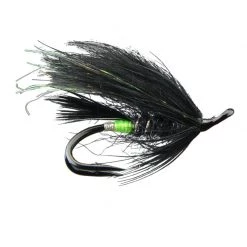 Shadow Flies Salmon flies Black Bear Double Hook Salmon Fly