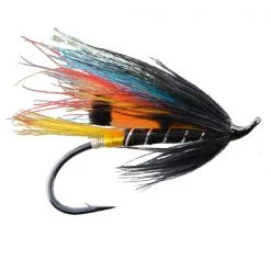 Gaspé Fly Salmon flies Black Dose Single Hook Salmon Fly