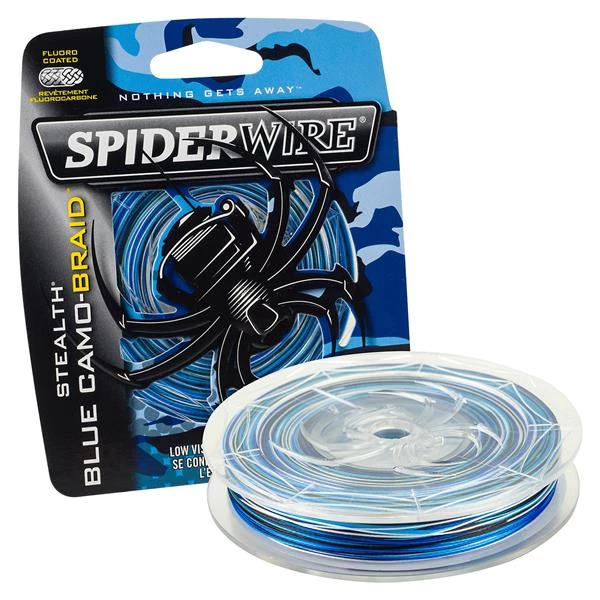Spiderwire Braided lines Stealth Blue Camo 300 Yards Line 3 Spiderwire Braided lines Stealth Blue Camo 300 Yards Line