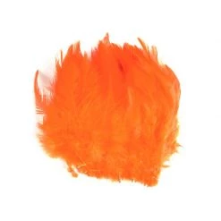 SHOR Fishing Feathers Saddle Hackle 3-5" -Fishing Sales Shop 497449 12 orange
