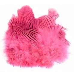 Hareline Dubbin Silver Pheasant Feathers