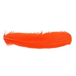 Serge Boulard Inc. Feathers Dyed Turkey Quills -Fishing Sales Shop 508279 016 ORANGE