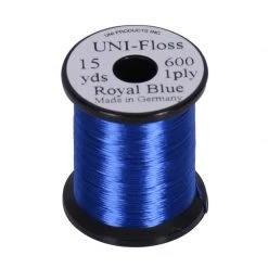 UNI-Products Wires and threads UNI-Floss Rayon 1 Strand 15 yd -Fishing Sales Shop 517060 020 ROYAL BLUE