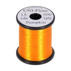 UNI-Products Wires and threads UNI-Floss Rayon 1 Strand 15 yd -Fishing Sales Shop 519143 024 PUMPKIN