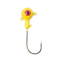 Compac Soft baits and artificial worms Double Eye Jig Heads -Fishing Sales Shop 5214D jaune