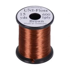 UNI-Products Wires and threads UNI-Floss Rayon 1 Strand 15 yd -Fishing Sales Shop 522996 006 BROWN