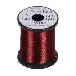 UNI-Products Wires and threads UNI-Floss Rayon 1 Strand 15 yd -Fishing Sales Shop 522999 009 WINE
