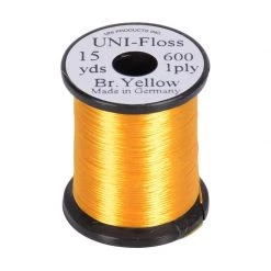 UNI-Products Wires and threads UNI-Floss Rayon 1 Strand 15 yd -Fishing Sales Shop 523109 004 BR YELLOW