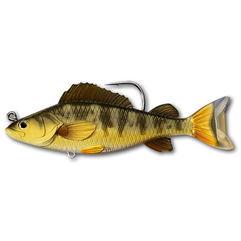 Live Target Plugs Yellow Perch Swimbait 4 Live Target Plugs Yellow Perch Swimbait - Image 2