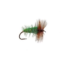 Shadow Flies Salmon flies Wulff Bomber Single Hook Salmon Fly -Fishing Sales Shop 619354 green white tail brown hackle