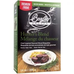 Bradley Smoker Wood chips Hunter's Blend Flavor Smoking Bisquettes 24 Pack