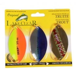 Lake Clear Spoons 3 Wabbler Deep Spoon Kit
