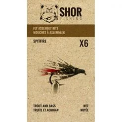 SHOR Fishing Fly tying kits Shor Spit Fire Fly Kit