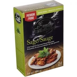 Bradley Smoker Wood chips 24 pack Sage and Maple Flavor Wood Bisquettes