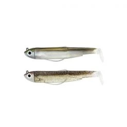 Fiiish Soft baits and artificial worms Extra Deep Black Minnow Lures Double Pack