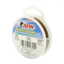 American Fishing Wire Leaders Surfstrand, Bare 1x7 Stainless Steel Leader Wire