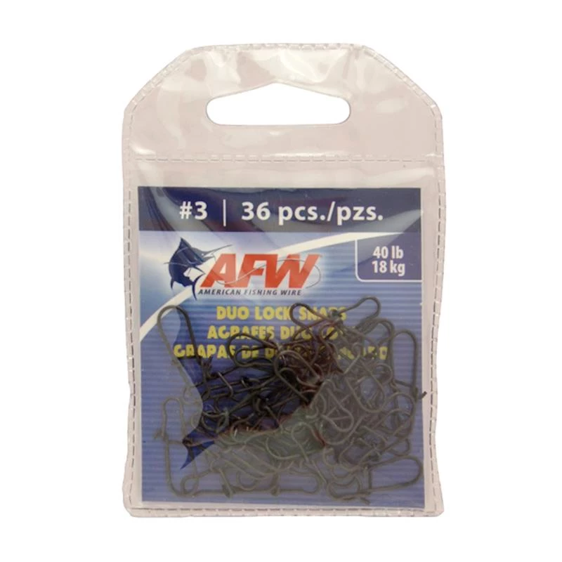 American Fishing Wire Swivels Duo-Lock Snap 4 American Fishing Wire Swivels Duo-Lock Snap - Image 2