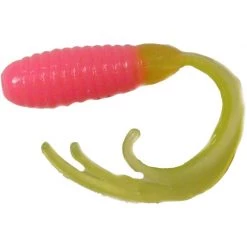 NXS Soft baits and artificial worms Garbber Grub Soft Bait -Fishing Sales Shop GG806 PinkChartreuseTail 1624462259