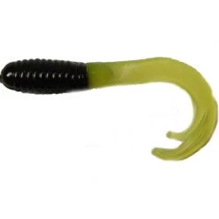 NXS Soft baits and artificial worms Garbber Grub Soft Bait -Fishing Sales Shop GG811 BlackChartreuseTail 1624462586