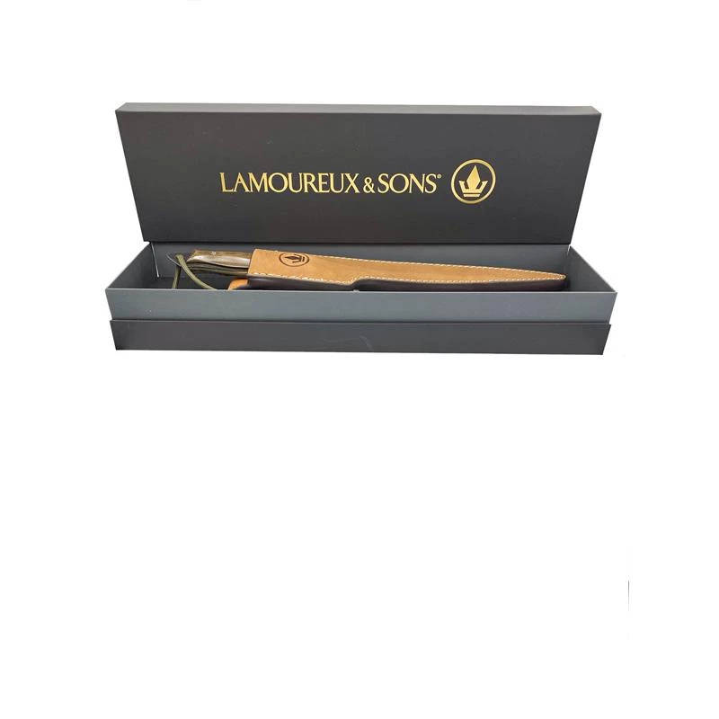 Lamoureux & Sons Fillet knives Bonaventure Knife - Micarta Olive 4 Lamoureux & Sons Fillet knives Bonaventure Knife - Micarta Olive - Image 2