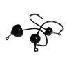 74th Element Soft baits and artificial worms Black Wacky Head -Fishing Sales Shop WH 1624897996
