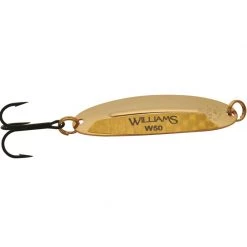 Williams Spoons Wabler Spoon w/ Trebble Hook -Fishing Sales Shop Wabler GLDBO 1624070098