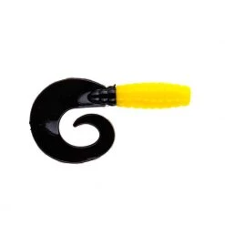 STH Soft baits and artificial worms Single Tail Grub 3 Soft Bait -Fishing Sales Shop YELBLK9907