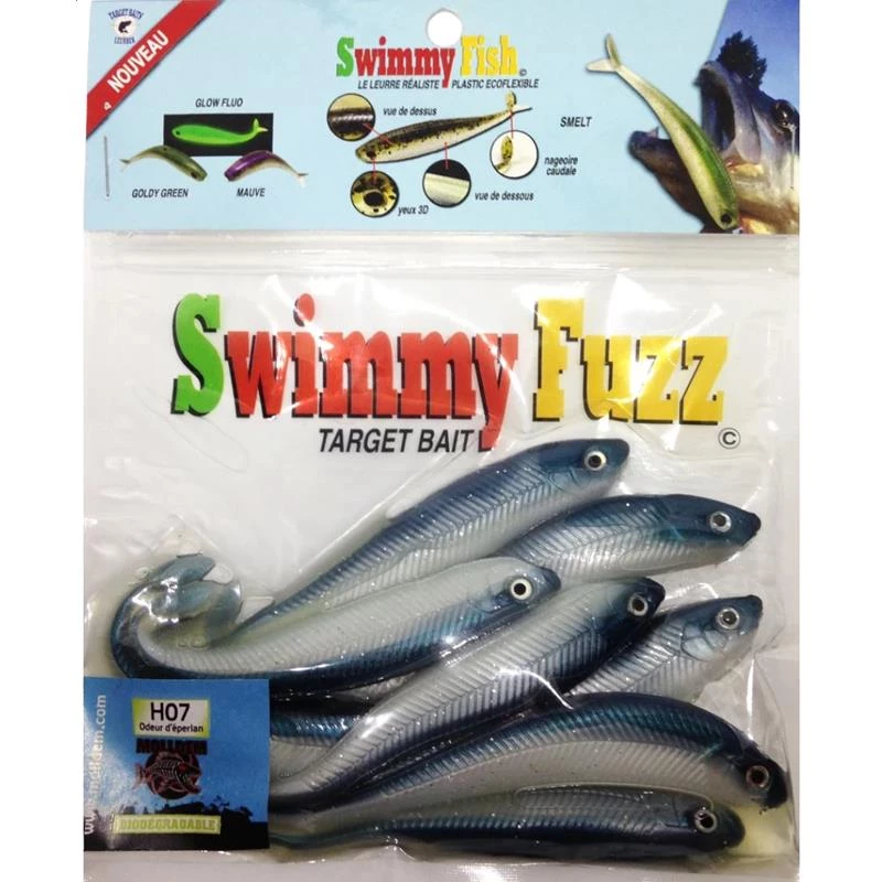 Target Baits Leurres Soft baits and artificial worms Swimmy Fish Baits with Attractant 12 Target Baits Leurres Soft baits and artificial worms Swimmy Fish Baits with Attractant - Image 10